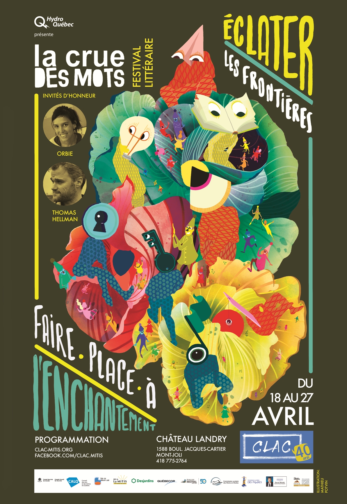 Affiche Crue des mots 2019