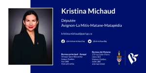 Kristina Michaud, députée